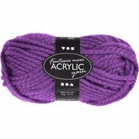 Hobby bolletje wol - acryl - paars - 35 mtr - garen - maxi bolletje - breien/haken