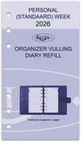 Personal Organizer Pocket Agenda Inleg Standaard 2026