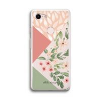 Sweet heaven geometrics: Google Pixel 3 Transparant Hoesje