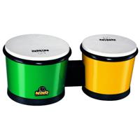 Nino Percussion NINO19G/Y bongoset groen met geel - thumbnail