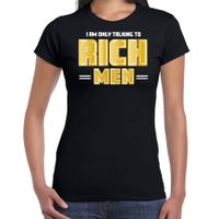 Foute party t-shirt voor dames - Gold digger - zwart - carnaval/themafeest