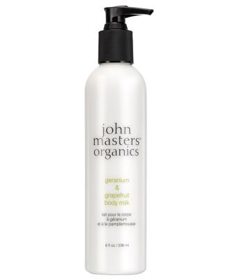 John Masters Organics Lotion Skincare Bodycare Geranium & Grapefruit Body Milk 236ml John Masters Organics Lotion Skincare Bodycare Geranium & Grapefruit Body Milk 236ml