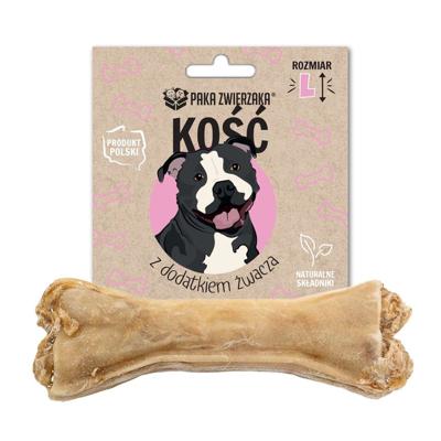 PAKA ZWIERZAKA Bone with tripe additive L 13,5 cm - traktatie voor hond - 70g