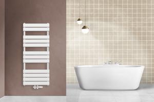 Belrad Handdoek Radiator Wit Midden 180×60 cm 1081W