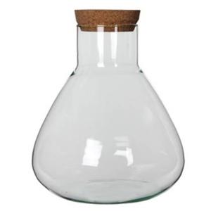 Mica Decorations Emily Voorraadpot Glas Transparant - 32 x ¯29,5 cm