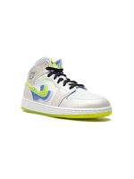 Jordan Kids "baskets mi-montantes Air Jordan 1 SE ""Warped Swoosh'""" - Blanc - thumbnail