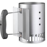 Weber rapidfire compact brikettenstarter houtskoolstarter (zilver)