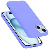 Cadorabo Hoesje geschikt voor Apple iPhone 15 Case in LIQUID LICHT PAARS - Beschermhoes TPU silicone Cover