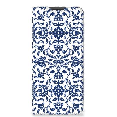 Motorola Moto G22 Smart Cover Flower Blue
