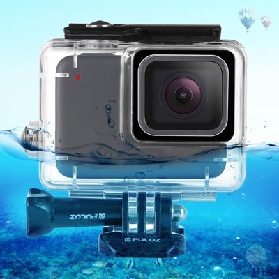 PULUZ voor GoPro HERO7 zilver /7 wit 45 m onderwater waterdichte behuizing duiken beschermhoes met gesp Basic Mount & schroef