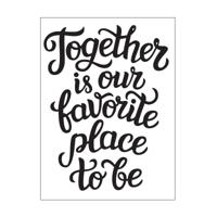 Vaessen Creative • embossing folder together