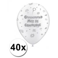 40 Communie ballonnen 30 cm 40 Communie ballonnen 30 cm