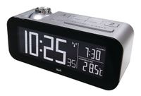 Balance Zendergestuurde Projectie Wekker LCD Zilver/Zwart Balance Zendergestuurde Projectie Wekker LCD Zilver/Zwart