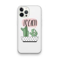 I love cacti: iPhone 12 Pro Max Transparant Hoesje