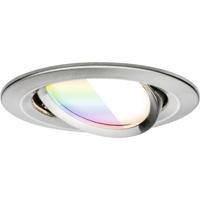 Paulmann 92439 LED-plafondlamp, LED-inbouwlamp 6 W IJzer (geborsteld)
