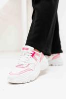 Versace Jeans Couture Fondo Speedtrack Sneakers Dames Wit/Roze - Maat 37 - Kleur: WitRoze | Soccerfanshop