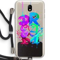 Dream: Samsung Galaxy J7 (2017) Transparant Hoesje met koord