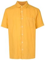 Osklen chemise boutonnée à manches courtes - Jaune