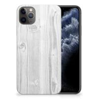 Apple iPhone 11 Pro Max | Bumper Hoesje | White Wood