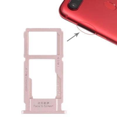 SIM-kaart lade + SIM-kaart lade/micro SD-kaart lade voor OPPO R11s (Rose Gold)