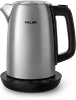 Philips Avance Collection Metalen waterkoker, 1,7 l, deksel met veer, temperatuurregeling Philips Avance Collection Metalen waterkoker, 1,7 l, deksel met veer, temperatuurregeling