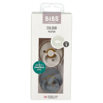 Bibs 1 Fopspeen Symmetric Duo Sand/iron 2