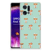 OPPO Find X5 TPU Hoesje Pups - thumbnail