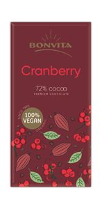 BonVita Premium Dark Chocolate Cranberry