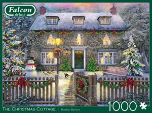 Falcon de luxe The Christmas Cottage 1000 stukjes