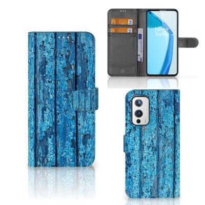 OnePlus 9 | Book Style Case | Wood Blue