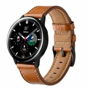 lederen bandje - Bruin - Samsung Galaxy Watch 6 - 40mm & 44mm