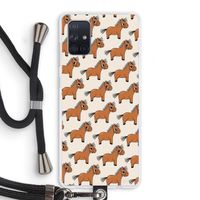Pony: Samsung Galaxy A71 Transparant Hoesje met koord
