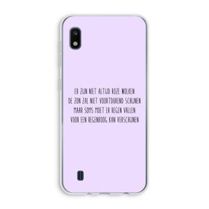Regenboog: Samsung Galaxy A10 Transparant Hoesje