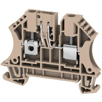 Weidmüller 2436390000 Testscheidingsserieklem 6 mm Schroeven Beige 50 stuk(s)