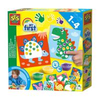 Ses my first - vingerafdruk verf dino's