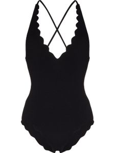 Marysia maillot de bain North festonné - Noir