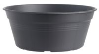 Bloempot Green basics schaal 27 cm living black - Elho