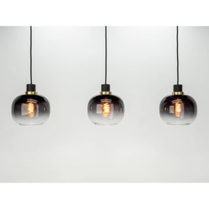 EGLO Oilella hangende plafondverlichting Flexibele montage E27 40 W Zwart, Grijs, Transparant