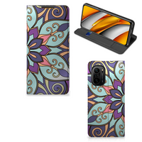 Xiaomi Mi 11i | Poco F3 Smart Cover Purple Flower - thumbnail