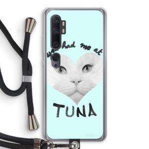 You had me at tuna: Xiaomi Mi Note 10 Transparant Hoesje met koord