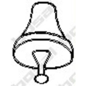 Aanslagrubber, demper 255019