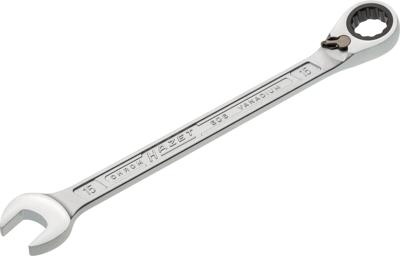 HAZET Ratelringsteeksleutel 606-15 · Buitentwaalfkant tractieprofiel · SW 15 mm