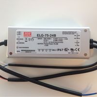 LED driver 75W 24V 0-10V dimbaar ELG-75-24B Meanwell