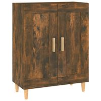 vidaXL Dressoir 69,5x34x90 cm bewerkt hout gerookt eikenkleurig - thumbnail