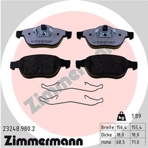 Remblokkenset, schijfrem rd:z 232489802