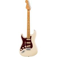 Fender Player Plus Stratocaster LH Olympic Pearl MN linkshandige elektrische gitaar met deluxe gigbag