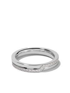 De Beers Jewellers bague Promise Have Pavé en or blanc 18ct et diamants - Argent