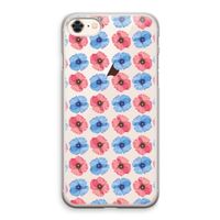 Klaproosjes: iPhone 8 Transparant Hoesje