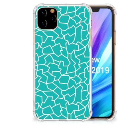 Apple iPhone 11 Pro Max Back Cover Cracks Blue Apple iPhone 11 Pro Max Back Cover Cracks Blue