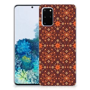 Samsung Galaxy S20 Plus TPU bumper Batik Brown